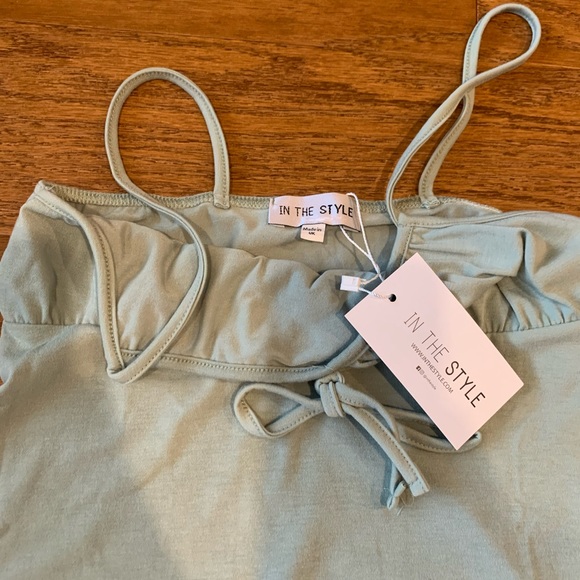 Sage Green Sun Dress - Picture 3 of 5